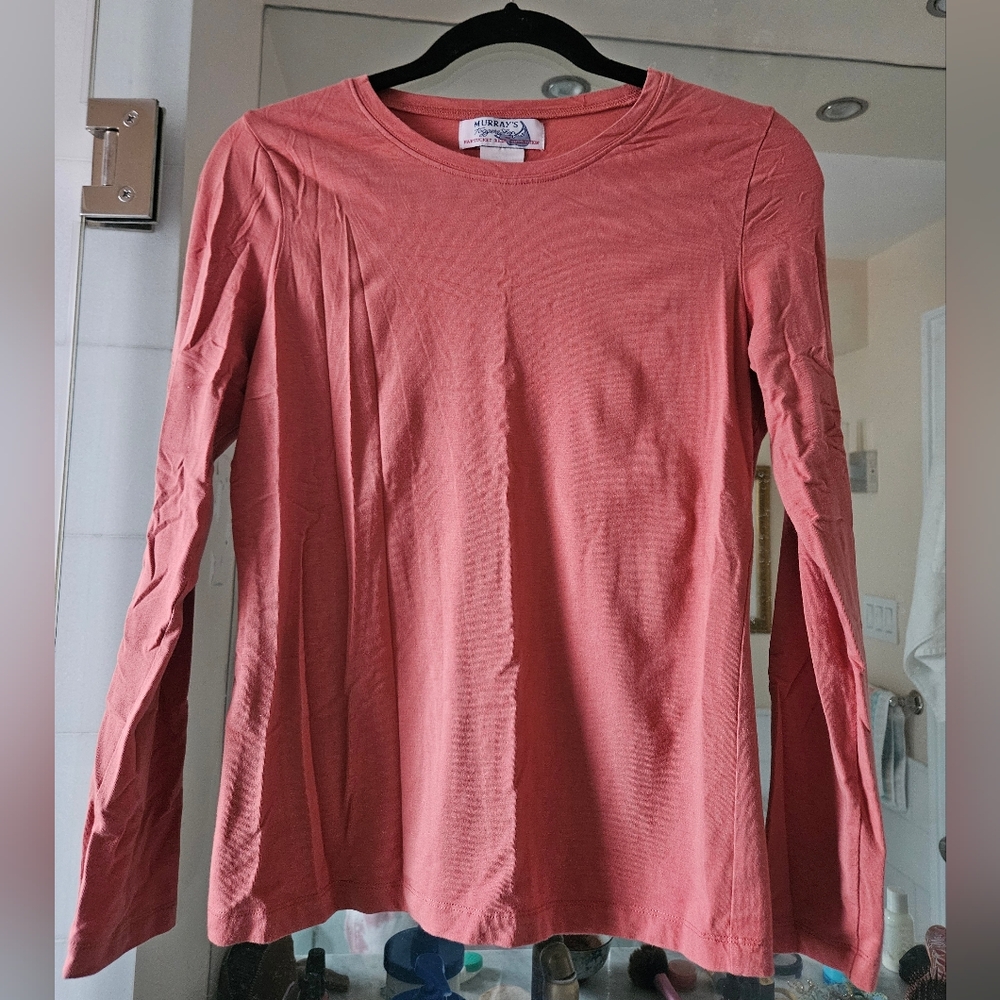 Murray's Nantucket Red Long sleeve ladies shirt - Size Small